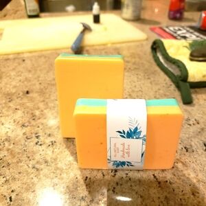 2 bars Cucumber Melon handmade soap